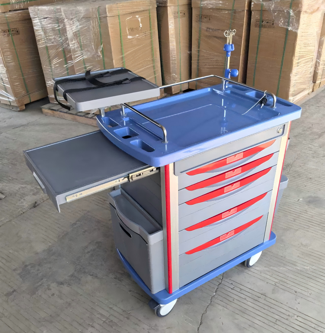 medical trolley cart Convenient maintenance